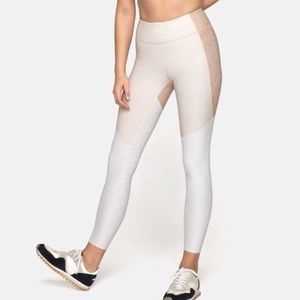 OUTDOOR VOICES 7/8 Tri-Tone Warmup Leggings M